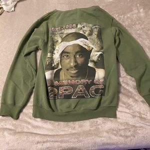 Vintage green Tupac hoodie
